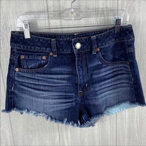 American Eagle high rise festival shorts
